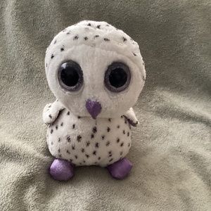 Russ Snowy Owl  8” Plush Fair Condition White Stuffed Animal